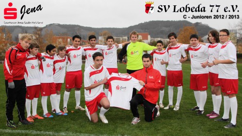 C-Junioren des SV Lobeda 77 in neuem Gewand