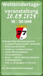 Weltkindertagsveranstaltung 20.09.2024 von 10:00 Uhr - 20:00 Uhr