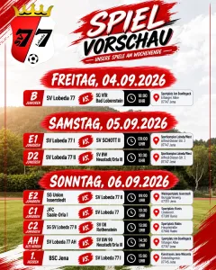 ⚽ SPIELVORSCHAU | Das Wochenende steht vor der Tür! ⚽️